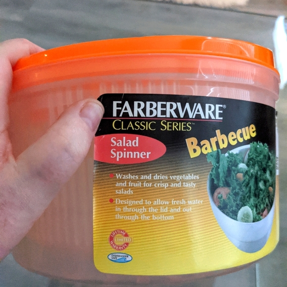 Farberware Kitchen Nwt Farberware 3 Piece Salad Spinner Poshmark